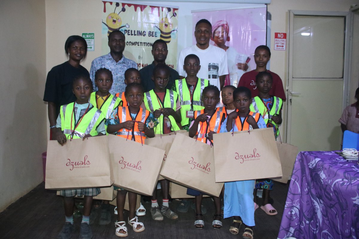 DzuelsF's tweet photo. We’ve officially concluded the Primary School Category of our Spelling Bee Competition.Proud of every brave young speller who stood with confidence and gave their best.The future is bright! #DzuelsFoundation #NGO #charityorganization #EmpoweringYouth #nigeria #ekiti #spellingbee https://t.co/z99GNYlrF2