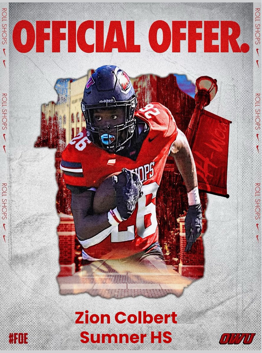 56_Issuezz's tweet photo. Extremely Blessed to Receive an offer from Ohio Wesleyan University!! 
@SumnerFBHC @jndavis701 @OhioWesleyan @247recruiting @PrepRedzoneFL #AGTG✝️ https://t.co/4yMaVPRhL1