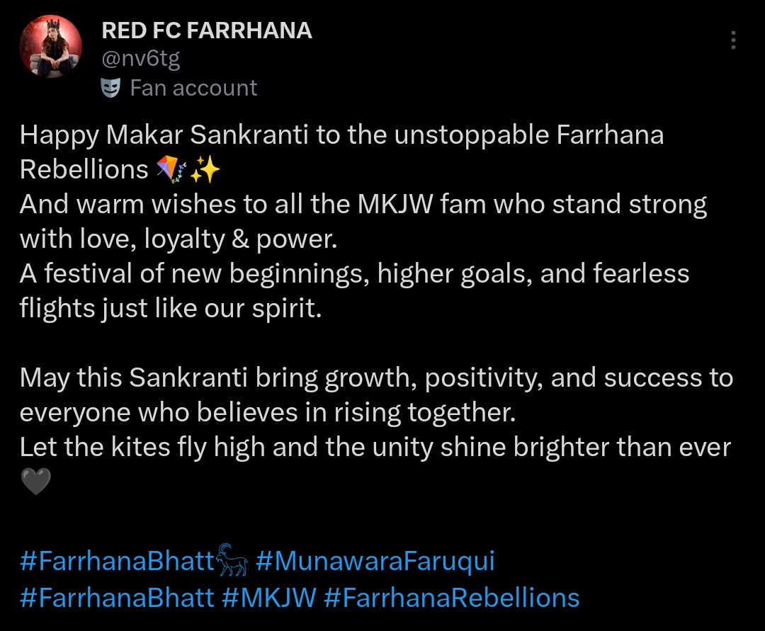 Yes, this is my ID and I stand by every word I post.
I don’t spread hate, I spread positivity and respect for every religion.

If wishing on Maha Shivaratri or Makar Sankranti triggers you, that’s your problem not mine.
Before pointing fingers, learn what real respect and unity