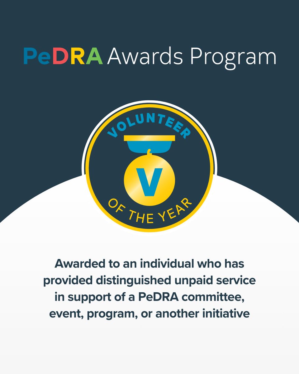 📢 The 2026 #PeDRA Awards Program is officially open for nominations! Help us recognize outstanding PeDRA members who have made a meaningful impact in the field of pediatric dermatology, the organization, and their communities:  pedraresearch.org/awards-program

#pedraresearch #pedsderm