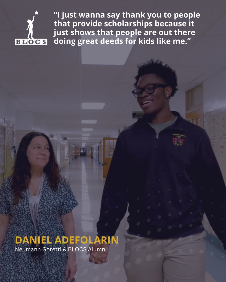 blocsfund's tweet photo. Through an EITC scholarship, Daniel was given the opportunity to take meaningful steps toward his future at Neumann Goretti High School. Daniel is now a student athlete at Lafayette College, playing football and pursuing a degree in economics. This is the heart of our work. https://t.co/f8rz1vls5W
