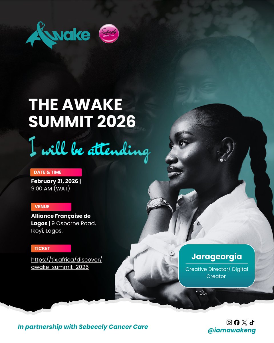 JARA GEORGIA will be attending! ✨

Have you gotten your tickets yet? 

#TheAWAKESummit2026