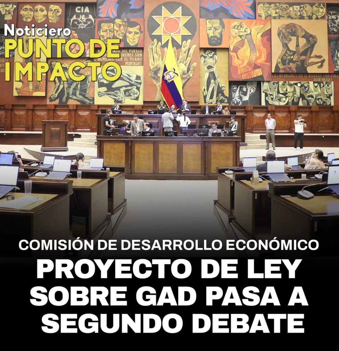 El proyecto, enviado por el presidente  Daniel Noboa, establece que los Gobiernos Autónomos Descentralizados deberán destinar al menos el 70 % de su presupuesto a inversión y el 30% a gasto corriente...