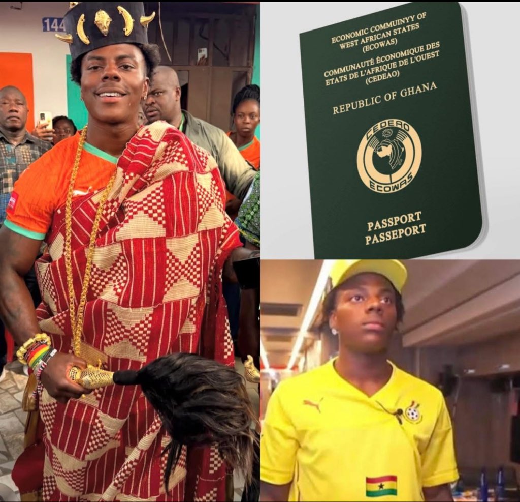 Breaking News 😳🚨🚨🚨❤️❤️

Ishowspeed is now officially GHANAIAN .  

He received his Ghanaian passport and publicly celebrated it on media .  

One thing that made him so happy is , he can now go to IRAN without any visa as a Ghanaian citizen.  

Ishowspeed promised to buy and