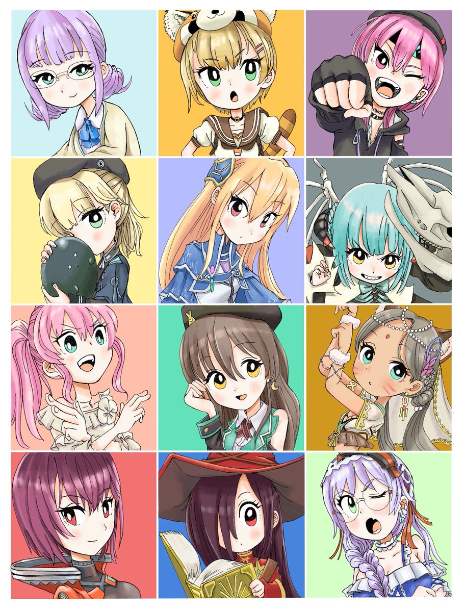 #フォロワーさんの推しが描きたい
描けた〜！！
枠から溢れちゃったので追加しました！
名前の欄省いたけどわかりますよね…！

900フォロワ無事突破しました！
ありがとうございます！
めざせ1000人！　#hvbnFA