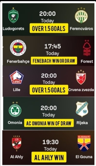 Ghsurebet's tweet photo. Football predictions for Today 19/02/2026
Click on the link to join my Telegram group 
https://t.co/WjQnERj0dA https://t.co/NI3ydgm09w