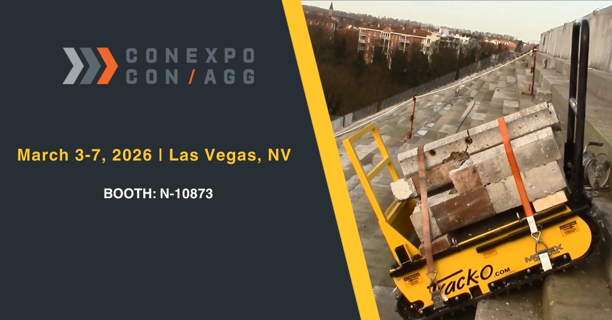 MovexInnovation's tweet photo. At CONEXPO 2026, you’ll discover equipment built for one mission:
➡ Helping crews move heavy materials safely where standard machines can’t operate.

Join us March 3–7 at Booth N-10873 to explore our lineup!

See it live at the show

#CONEXPOCONAGG #Construction #MovexInnovation https://t.co/LVPLAjfxv6