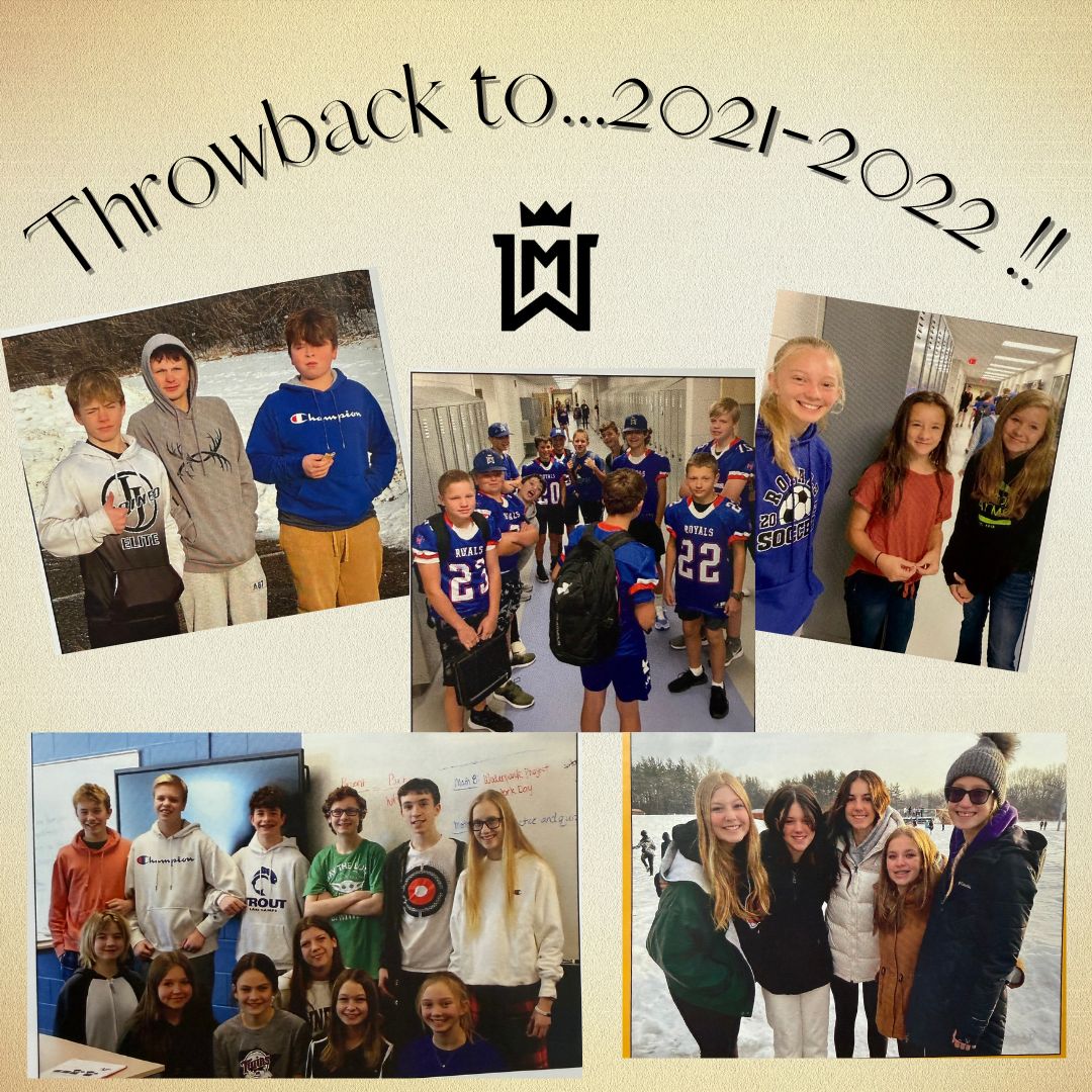 WMPublicSchools's tweet photo. ⭐📸It's Throwback Thursday!
A nostalgic look back to when our current Seniors were in 7th grade--- smiling together in the newly remodeled areas and hallways during the 21-22 school year! 
👇Can you name any of these current SENIORS??
#WMMiddleSchoolMemories #WMThrowbackThursday https://t.co/ijq2wTSBtw