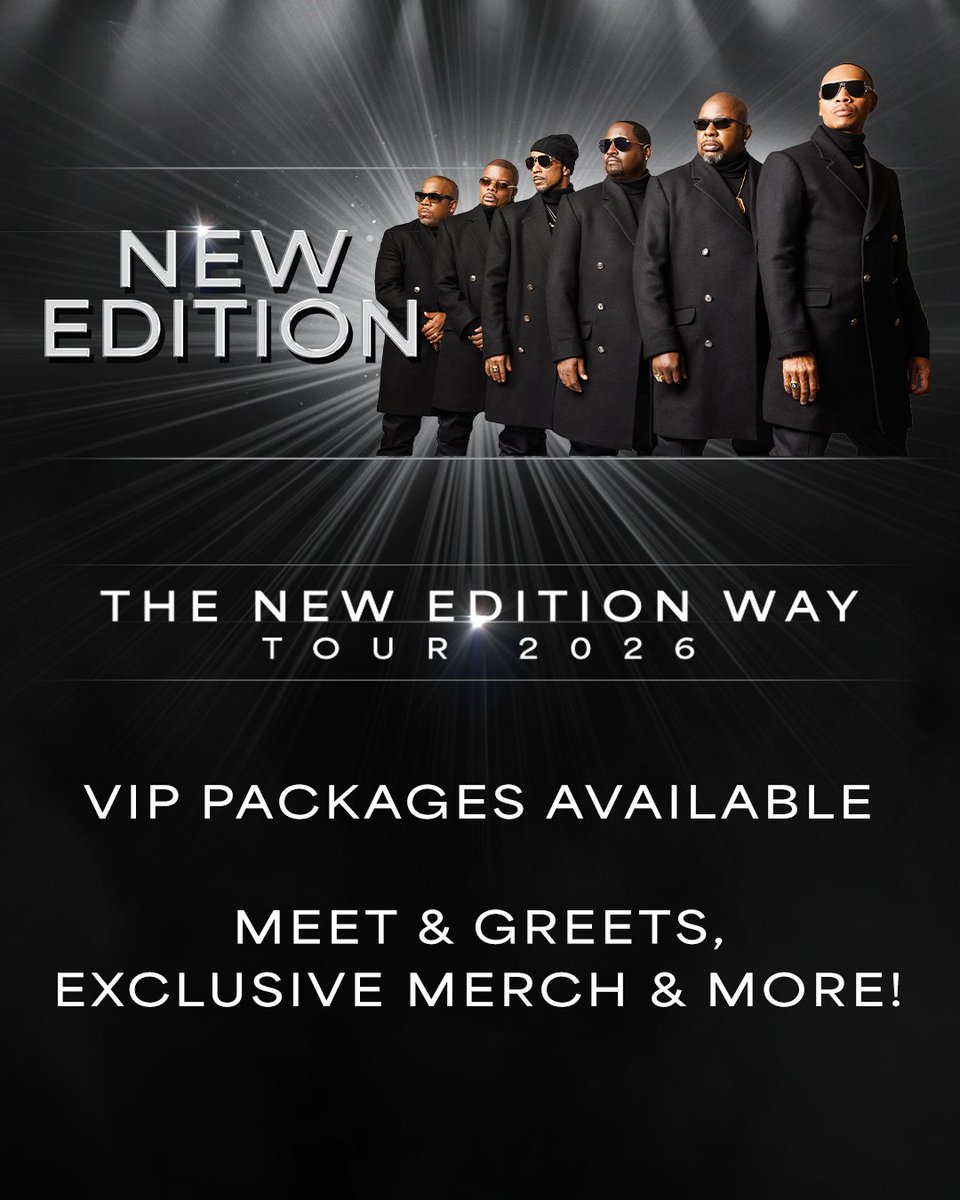 BrdgstoneArena's tweet photo. Limited New Edition Candy Girl Meet &amp; Greet Packages remain for their March 20 show with Boyz II Men &amp; Toni Braxton!

Premium tickets, meet &amp; greets With New Edition, exclusive merch &amp; more!

Get yours before they sell out at https://t.co/yGdfS2JUPQ! https://t.co/HnApNiXqox