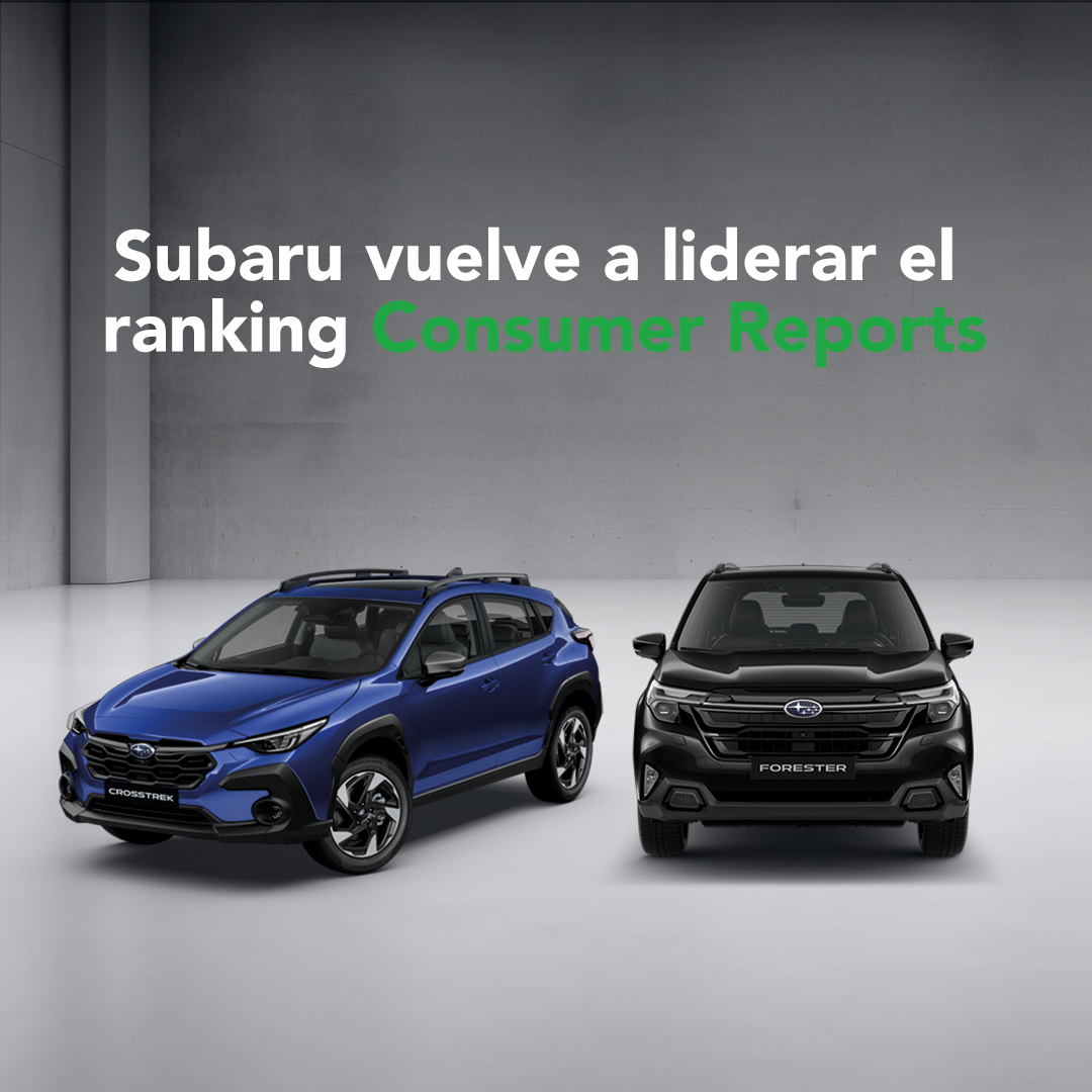 subaru_es's tweet photo. Subaru sigue sumando hitos🏆✨
Nuevamente encabezamos el ranking de Consumer Reports siendo nombrados como la mejor marca de coches 🔝
Pero los datos no terminan ahí:
💪🏻 2º puesto en los test de carretera.
🙌🏻 3º puesto en satisfacción de cliente.
#Subaru #ConsumersReport https://t.co/eUO61zuQn2