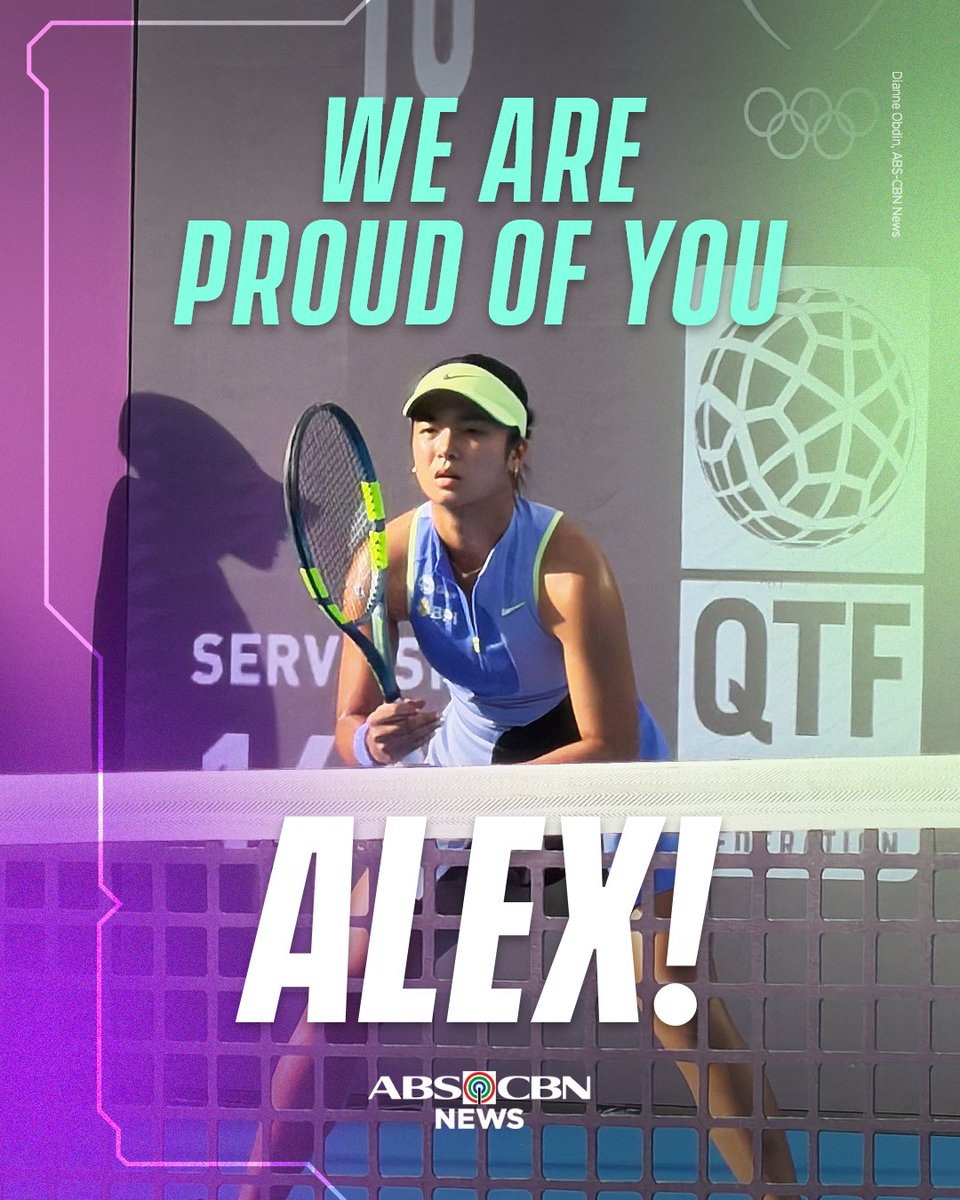 YOU MADE US PROUD, ALEX 🙌🏼

Filipina tennis ace Alex Eala concludes her journey in the Dubai Tennis Championships after falling to World No. 4 Coco Gauff, 0-6, 2-6, in the quarterfinals on Friday early morning (Manila time). | via <a href="/kennedyzcaacbay/">Kennedy Caacbay</a>