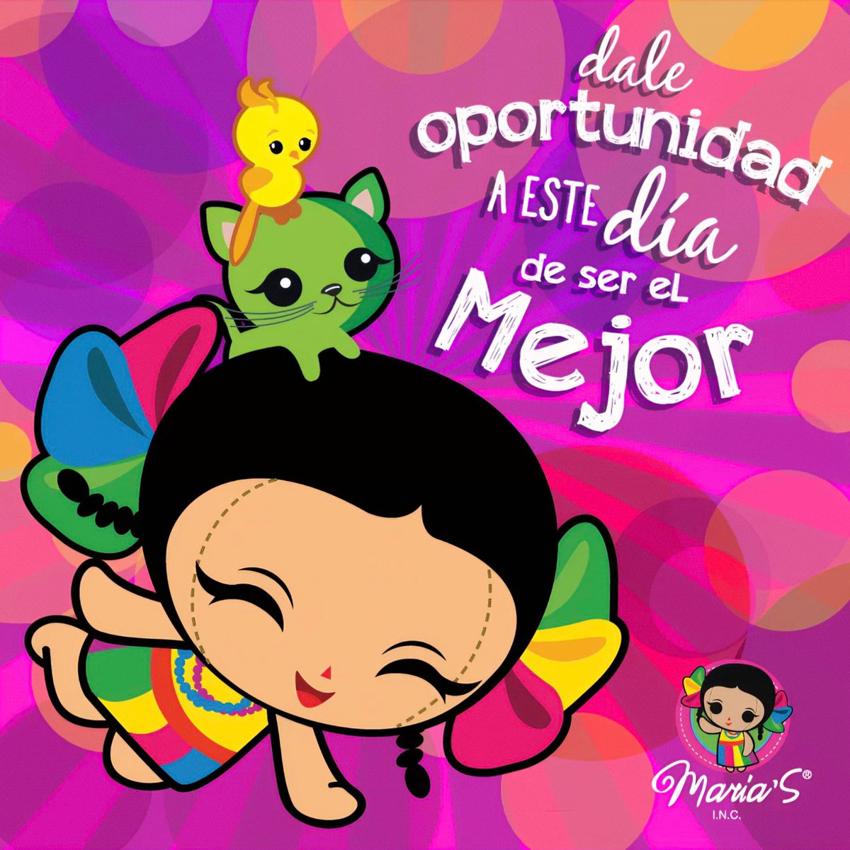 ¡Feliz jueves! 😉🙂🤩✨🧡

#MaríasINC #FelizJueves #Actitud