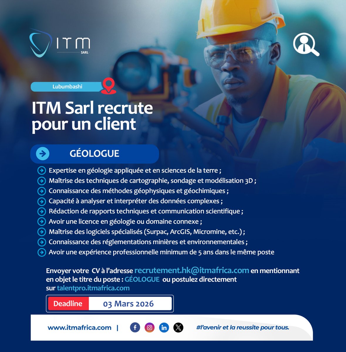ITM Sarl (@ItmRdc) / Posts / X