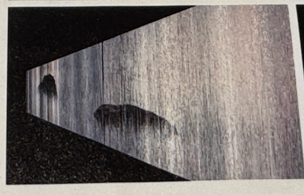 ⭕️古澤龍
くMid Tide #3〉
20分ほど立ち尽くしていました。素晴らしい。これは量子力学界隈でよく出てくるあれですよ。観測者の問題。これを作品にできるんだと驚嘆する。自分自身がそこに立っていることで作品に影響まで与えているような錯覚に陥る。作品に魅入られて今回写真撮れてないので公式から