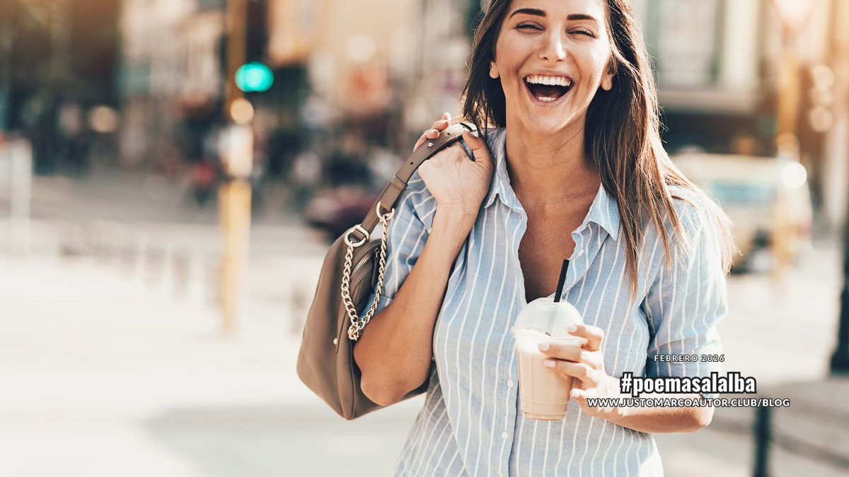 #PoemasAlAlba #JustoMarcoAutor #Poesía Quiero verte feliz ante la adversidad. Quiero darte el sol #FelizJueves #Romanticismo #PoesiaDeAmor #AlmaGemela #AmorIncondicional #Pasion #DetallesQueEnamoran #PoesiaRomantica #PoesiaEnEspañol  #PoesiaBarcelona
justomarcoautor.club/2026/02/quiero…