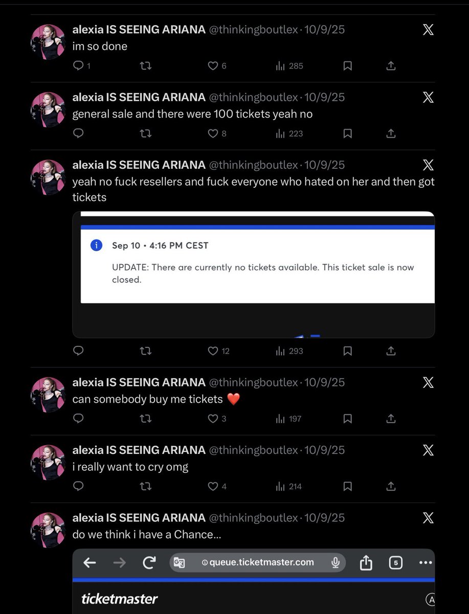 alexia IS SEEING ARIANA (@thinkingboutlex) / Posts / X
