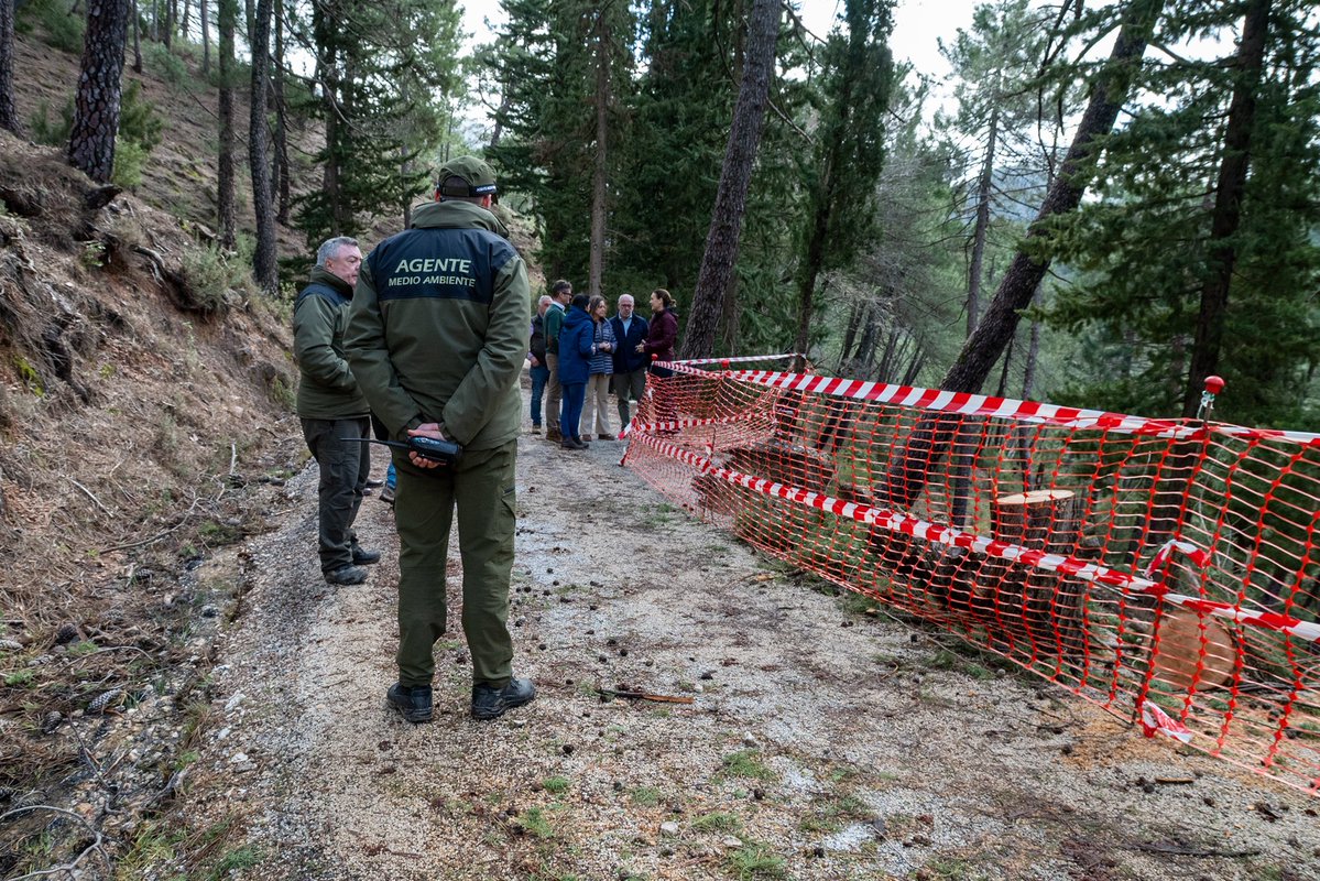 En la Transversal de las Villas, en el Parque Natural Sierras de Cazorla, Segura y Las Villas, comprobamos los daños del tren de borrascas. 

Desde <a href="/MedioAmbAND/">Consejería de Sostenibilidad y Medio Ambiente</a> movilizamos 49M€ del #PlanAndalucíaActúa para recuperar caminos, vías pecuarias e instalaciones. 8M€ serán para Jaén.