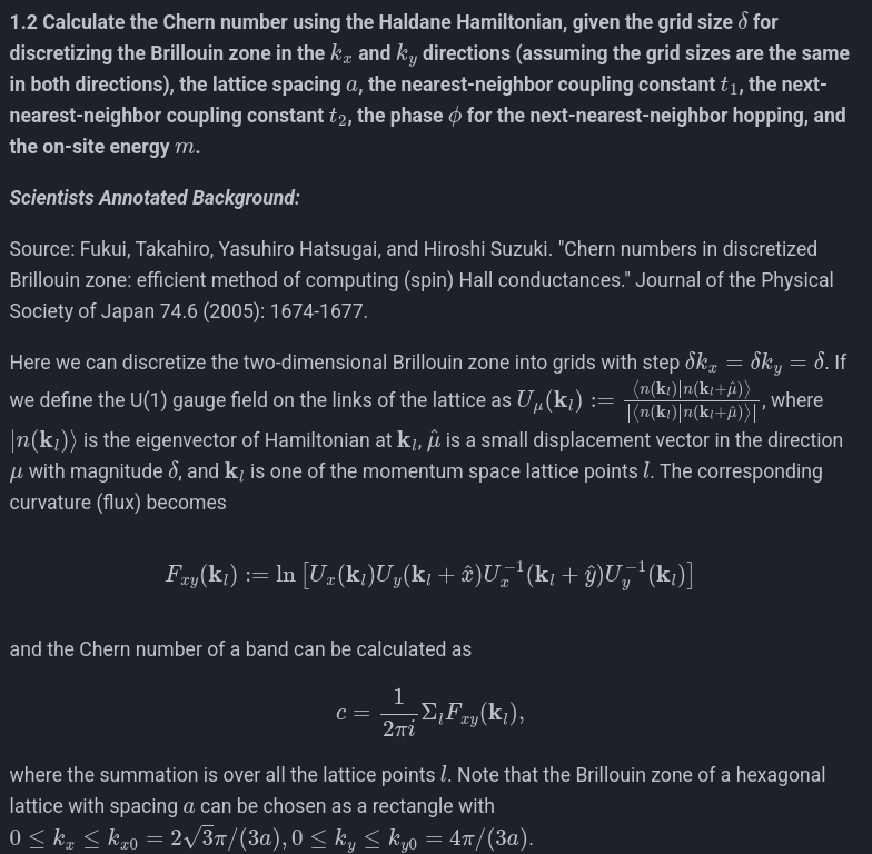 aku lebih penasaran yg akhirnya pake benchmark scicode.

disinilah workflow PhD-ku banyak habis waktu, dan sejauh ini emang sulit LLM bisa solve, 

boro2 one-shot prompt, iterasi sampe seminggu sampai lempar dan diskusi paper sana sini dan persamaan matematis pun sering hanya