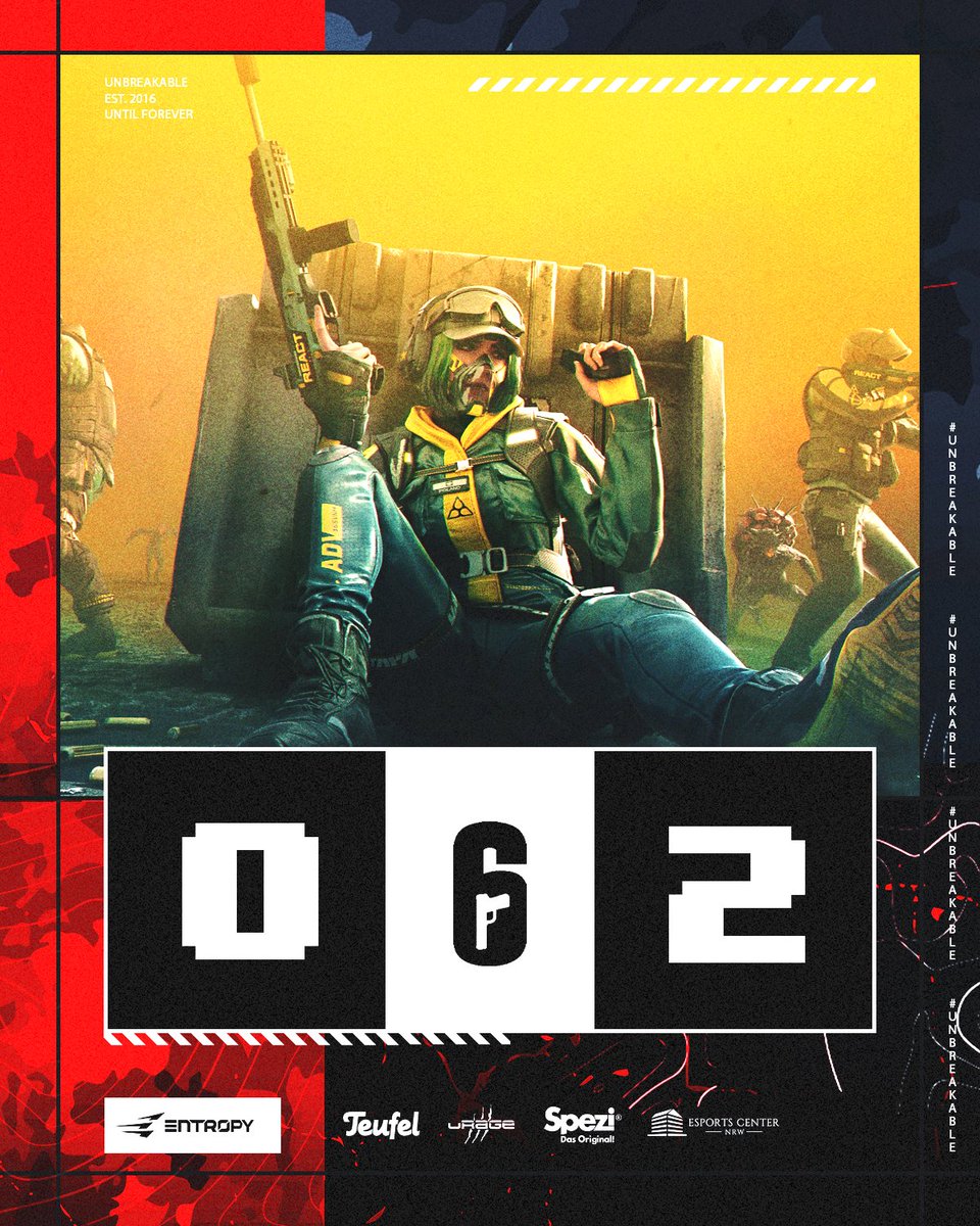 EntropyGaming's tweet photo. Leider hat es gestern nicht gereicht und wir velieren unser R6 Match 0-2 :(
GGs #InTheShits
@SadBeci
@afladung0
@_Gold28
@CoDaftKODAK
@Aljomeister
#unbreakable https://t.co/J4QaaV7Mxq