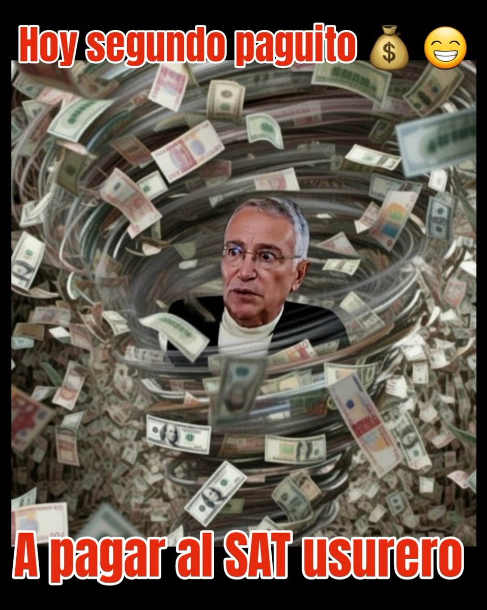 Estamos pendientes a tu 2° paguito malvado corrupto,  vulgar ,usurero #SalinasPliego
Ya es hora que pagues al #SAT 
#APagarTusImpuestosSalinasPliego no te hagas $$👊🏻