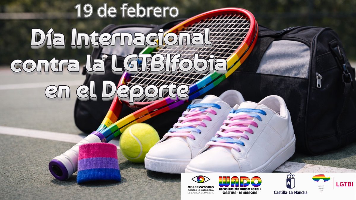 ObsClmLGTBI's tweet photo. 🏳️‍🌈🏳️‍⚧️19 de febrero | Día Internacional contra la LGTBIfobia en el Deporte

El talento no tiene orientación.
La identidad no condiciona el juego.
La igualdad no es opcional

Por un deporte seguro, inclusivo y libre de discriminación

#19F #DeporteSinLGTBIfobia #Diversidad #Respeto https://t.co/1QAtCtVBgv