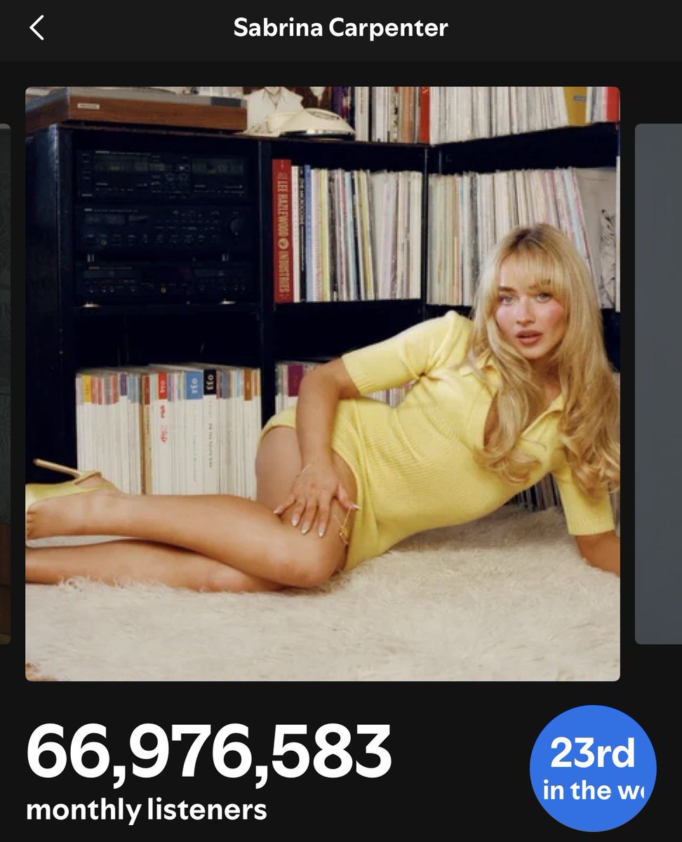 brinabusywoman's tweet photo. Thinking about how Sabrina is ranked #23 in the world rn but only a couple of years ago I was begging my friends to listen to her 😭 https://t.co/XeHISsQfzj