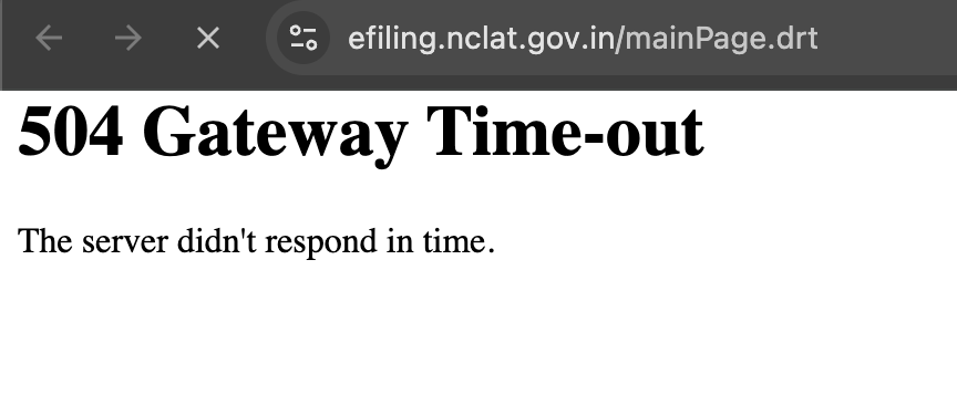 The NCLT and NCLAT websites have been facing serious functional issues for weeks. It’s high time their IT operations are moved from NIC to a more reliable tech body (similar to the email shift from NIC to <a href="/Zoho/">Zoho</a>). Lawyers and litigants shouldn't have to leave their crucial filings