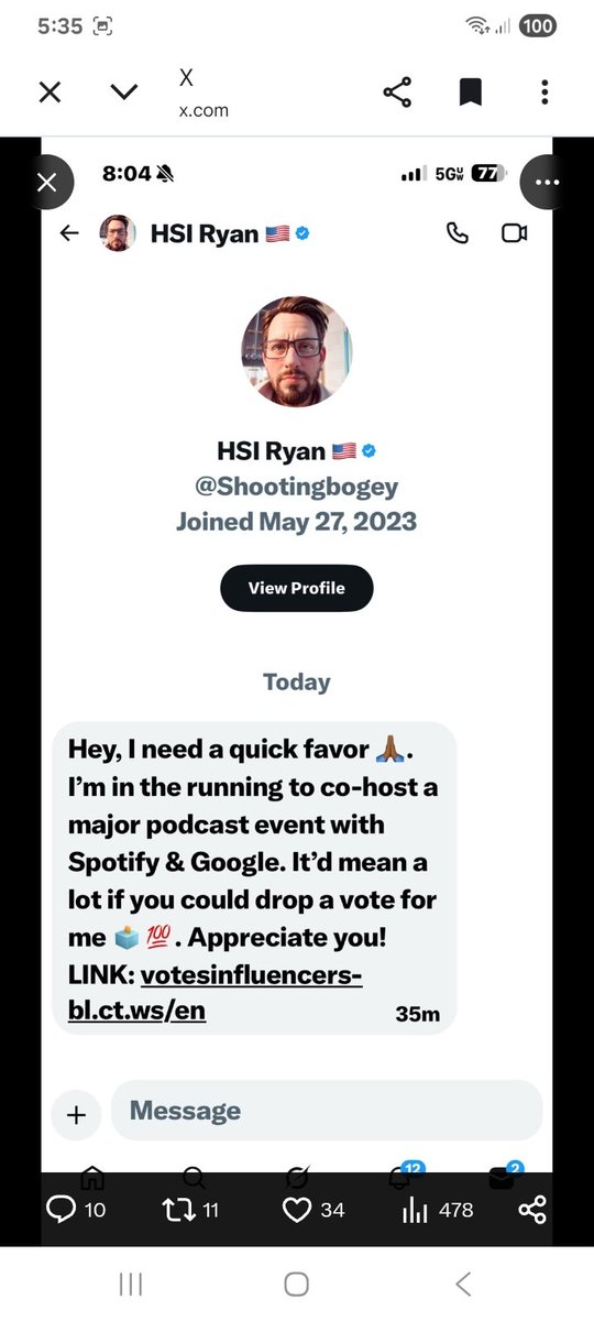 Do not follow 
🚨🚨🚨🚨🚨🚨
Hacked
<a href="/Shootingbogey/">HSI Ryan 🇺🇸</a>