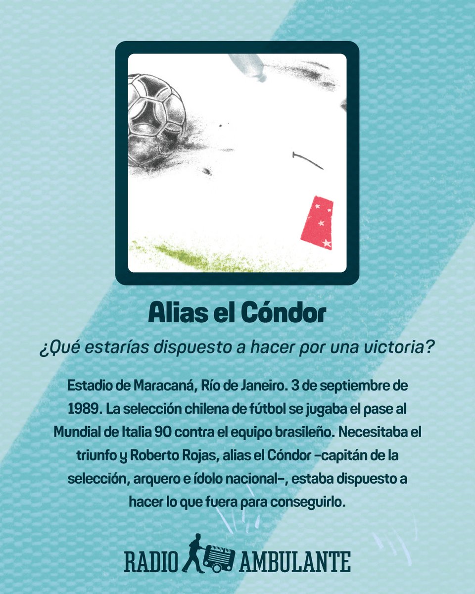 radioambulante's tweet photo. Si Las banderas de Alberto, el episodio que compartimos esta semana, te dejó con ganas de oír más historias sobre deportes en America Latina, acá te dejamos un playlist con las que hemos contado en Radio Ambulante. https://t.co/eI8fjeKifT
#deportes #futbol #LaBrega https://t.co/qSaYoED00k