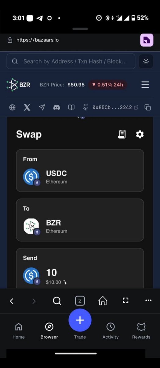 Just explored BZRscan for the first time and I like how clean and straightforward the interface feels. It’s easy to track activity and see what’s happening across chains.

Visit Bazaars.io to buy/sell or swap $BZR in 10 different chains. 🚀
#BZR #BZRscan