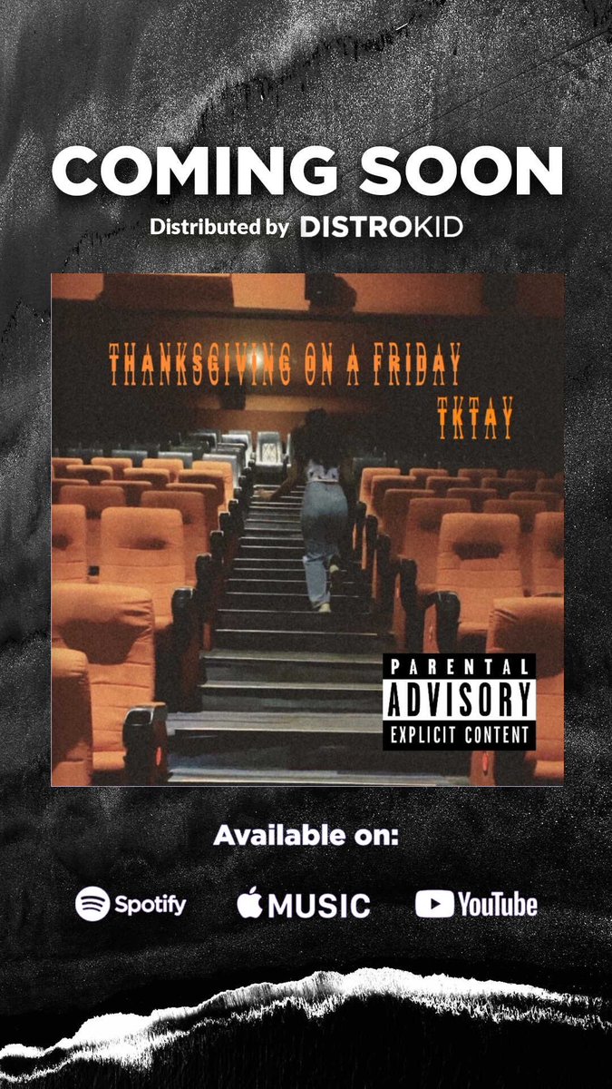 tktay31's tweet photo. Pre-save my new release "Thanksgiving On A Friday" on Spotify: https://t.co/A2DAtQ0ZuK (powered by @distrokid) https://t.co/tkYTNv2TVP