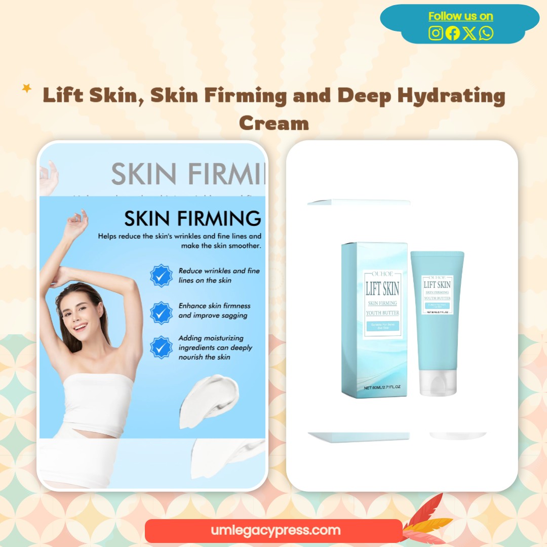 umlegacypress's tweet image. Elevate your skincare routine with our Lift Skin, Skin Firming and Deep Hydrating Cream for just £18.45. Experience luxury and rejuvenation like never before. #SkincareLuxury #HydrationEssentials