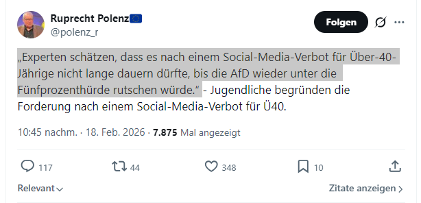 Arnd_Diringer's tweet image. Das können Sie nie und nimmer toppen @parodielenz_r. @polenz_r zitiert einen Satirebeitrag des @Der_Postillon - offensichtlich ohne das zu bemerken.
😂😂😂