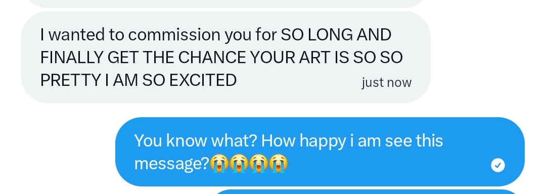 How can i'm not happy see this message?😭