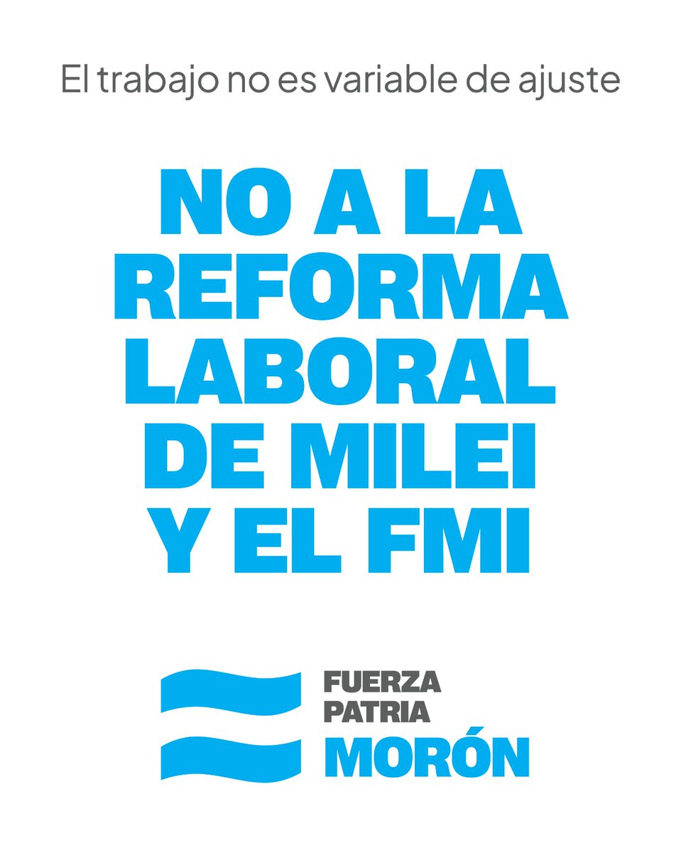 Fuerza Patria Morón tweet media