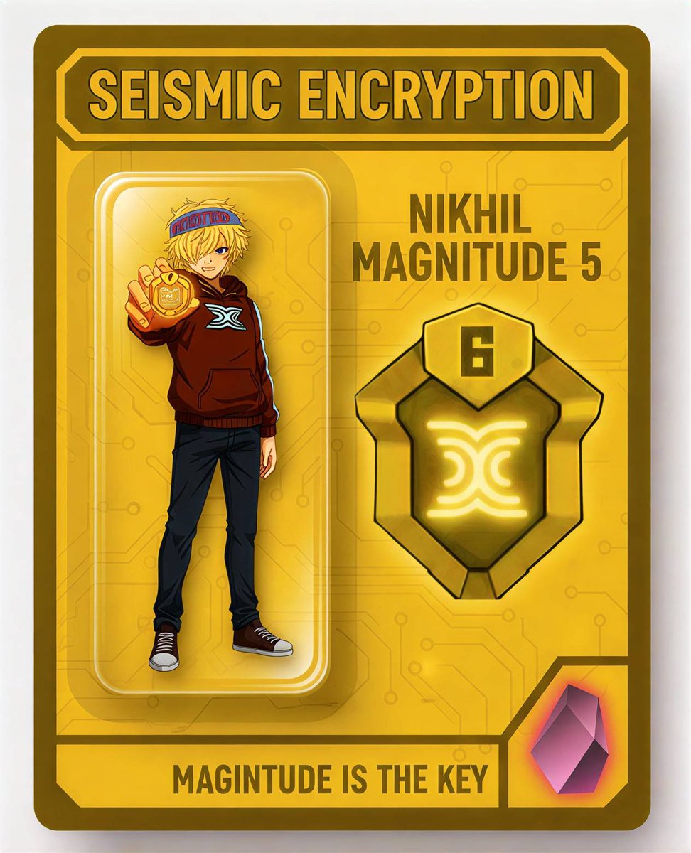 YOOOOO  GM CT

GMIC everyone! <a href="/SeismicSys/">Seismic</a>

New day, new art style and this one seriously hits different 
It’s looking absolutely insane… and yeah, my mag6 is shining in it too  Clean, powerful, next-level vibes.

If you want the same style for your PFP with your own magnitude