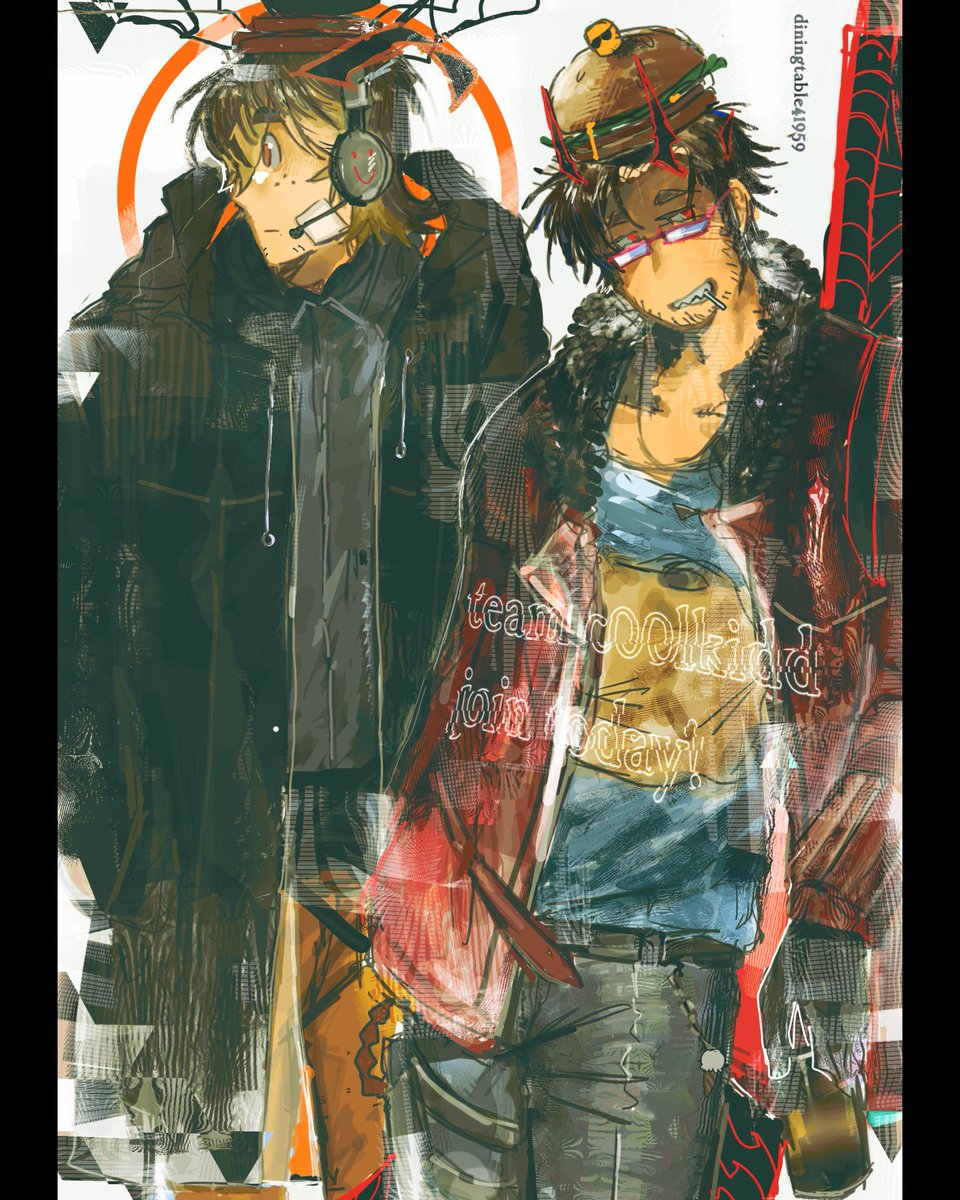 Evil duck and burger 
#007e7 #007n7