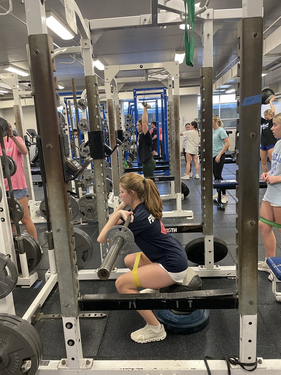 Coachpadgett71's tweet photo. Today is all about our @bchs10s girls team and the days they have been stacking in the weight room! Love the effort we are seeing out of this group! @BCHSAthletics @BishopChatardHS https://t.co/hmElOJMqvR