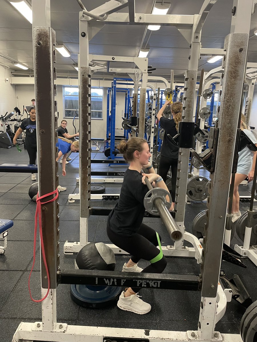 Coachpadgett71's tweet photo. Today is all about our @bchs10s girls team and the days they have been stacking in the weight room! Love the effort we are seeing out of this group! @BCHSAthletics @BishopChatardHS https://t.co/hmElOJMqvR