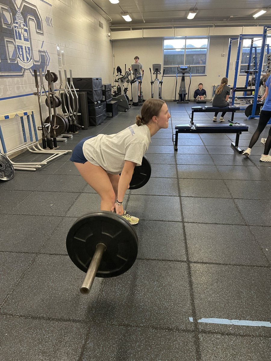 Coachpadgett71's tweet photo. Today is all about our @bchs10s girls team and the days they have been stacking in the weight room! Love the effort we are seeing out of this group! @BCHSAthletics @BishopChatardHS https://t.co/hmElOJMqvR