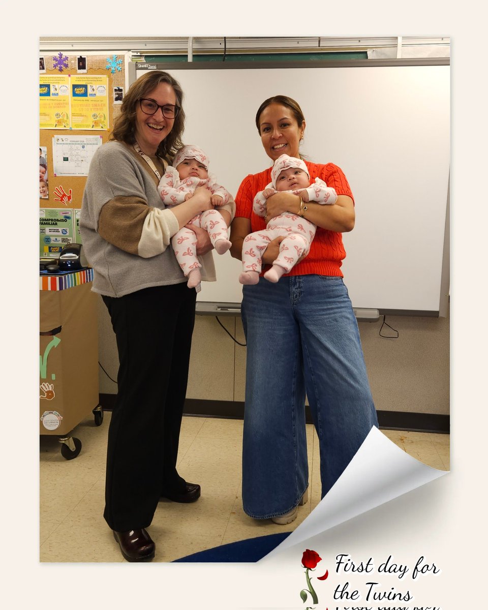 On Tuesday, we welcomed twins Chloe Isabella &amp; Madelyne Isabel for their very first day at the Judy Center! 👶👶We are so thrilled to begin this journey with them and can’t wait for the next 4 years of learning, growing, and making memories together! 🥀