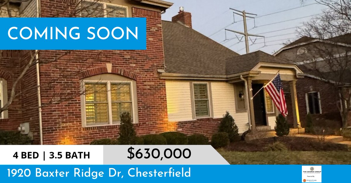 TeamGeorgeSTL's tweet photo. This 4 bed/3.5 bath will be available soon. See it before anyone else and send it to someone who might be interested!

Dave George
dave@teamgeorgestl.com
(314) 575-7444 cell
(314) 222-0065 office https://t.co/7nG2rfHH3K https://t.co/q4VtAmIPXP