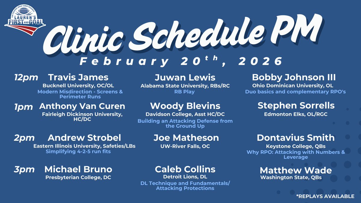 Lauren's First and Goal Coaches Clinic tweet media