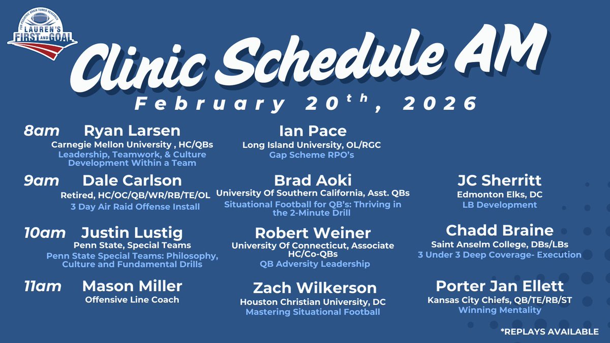 Lauren's First and Goal Coaches Clinic tweet media