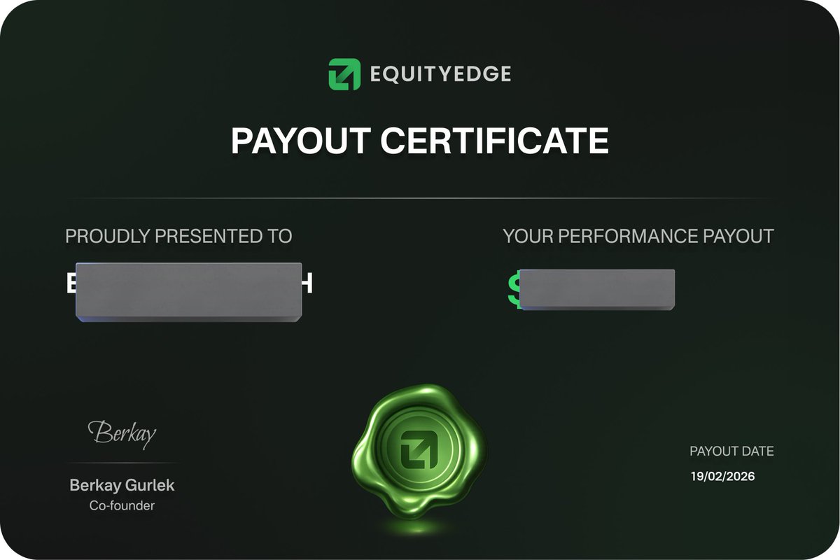 ForexTvOfficial's tweet photo. READ THIS ABOUT EQUITY EDGE!!!

ONE YEAR EXPERIENCE ON FUNDED ACCOUNT WITH EQUITY EDGE.
 
I just received my 8th payout with Equity Edge and honestly it still feels crazy saying that i’ve been trading with them on this particular funded account for over a year now and they’ve paid me every single time. No delays, no excuses, payouts always processed fast and on time. That consistency is what matters most to me.

I got funded on the 20th of February, last year. Today is 19th February, 2026 and I just got my 8th payout approved.

Having access to that kind of capital genuinely changed my situation and my perspective about equity edge. It gave me opportunities I wouldn’t have had on my own and allowed me to take trading seriously risking only 1% per trade. That’s something I don’t take lightly.

Anytime I had an issue, a question, or even when I was frustrated, I reached out and they responded quickly and actually helped. I’ve never felt ignored and I’ve never felt like they were trying to avoid paying me. In over a year, they’ve never been a problem for me hence why I decided to purchase another 50k account size from them last month which is currently in phase two.
That’s been my experience across 8 payouts.

And honestly, you can’t get a 50k account for only $128 with consistent payouts and real support elsewhere, I haven’t seen it. 
They’ve continued improving over the last year and that’s why I believe they’ll be top 3 in the industry soon. I genuinely can’t complain.

On to payout number 9, let’s go.