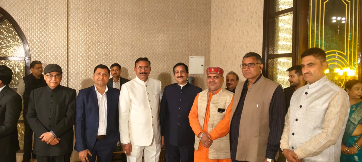आज मुज़फ्फरनगर सदर विधानसभा के शौर्य फार्मस् स्थित भारतीय जनता पार्टी के वरिष्ठ नेता श्री श्री मोहन तायल जी के प्रिय सुपुत्र चि.ऋशभ के वैवाहिक समारोह में सम्मिलित होकर परिवारजनों को मांगलिक कार्यक्रम हेतु बधाई एवं शुभकामनाएं प्रेषित कीं।
#वैवाहिक_कार्यक्रम
#वैवाहिकसमारोह 
#शुभकाम