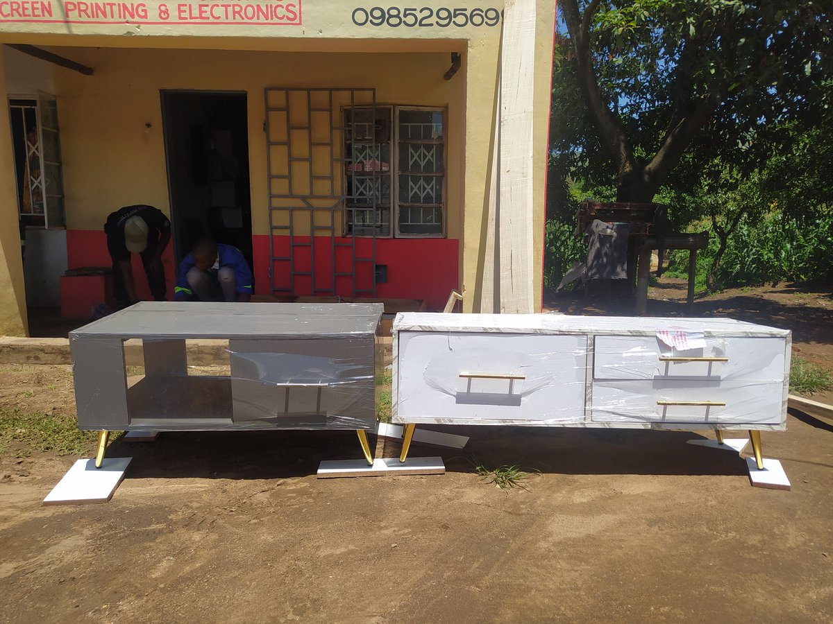 Buy these from me

Coffee table is going at 300k
TV stand is going at 400k

0992330114 
Fre delivery within BT