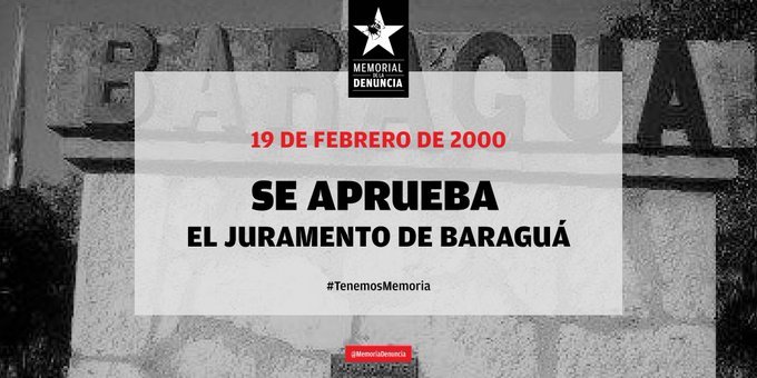 blanco_yan72's tweet photo. El 19 de febrero del 2000 en la histórica arboleda de Baraguá, el pueblo de #Cuba hizo el Juramento de resistir y vencer, en un nuevo escenario igualmente complejo para el país. #LaHabanaViveEnMi #CubaVencerá  @PresidenciaCuba https://t.co/kQHTu6rj36