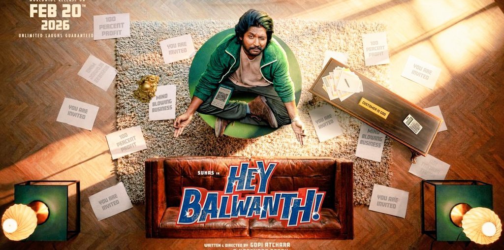 #HeyBalwanth is a pure, out-and-out entertainer. Must watch entertainment movie ❤️‍🔥🔥

Rating : ⭐⭐⭐⭐/5