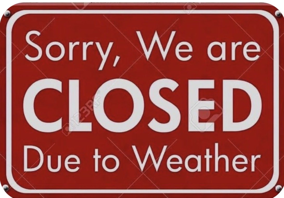 CSC_NPAC's tweet photo. Due to campus closure the NPAC will be closed today.  We plan on opening tomorrow at 6:00am. https://t.co/CVodCPu0EI